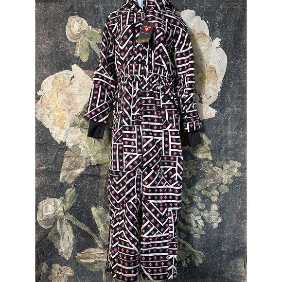 New Free People Movement All Prepped Printed Ski Suit Size Large - Picture 6 of 10